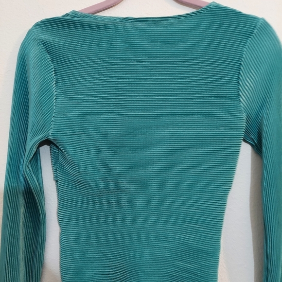 Free People NEW Leah Twist Tube Top Teal XS - Picture 8 of 14